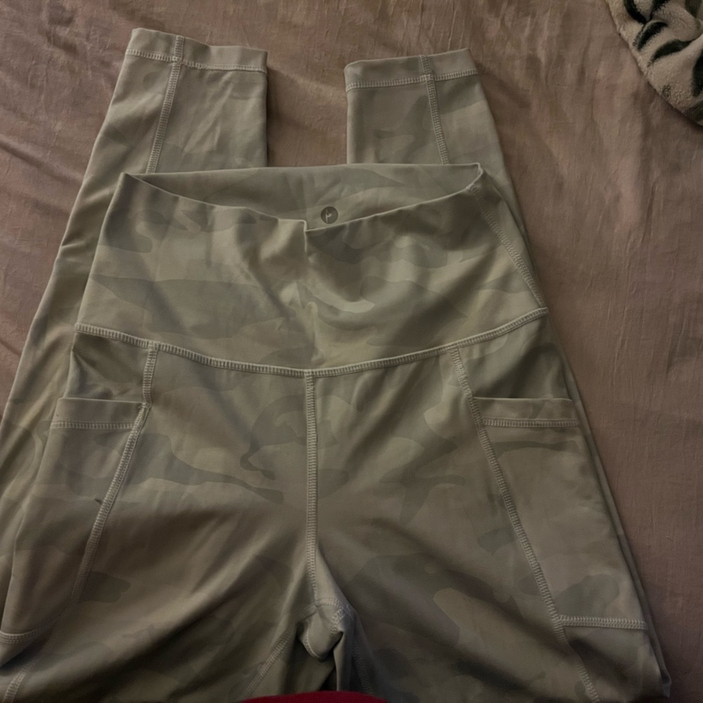 White dance leggings